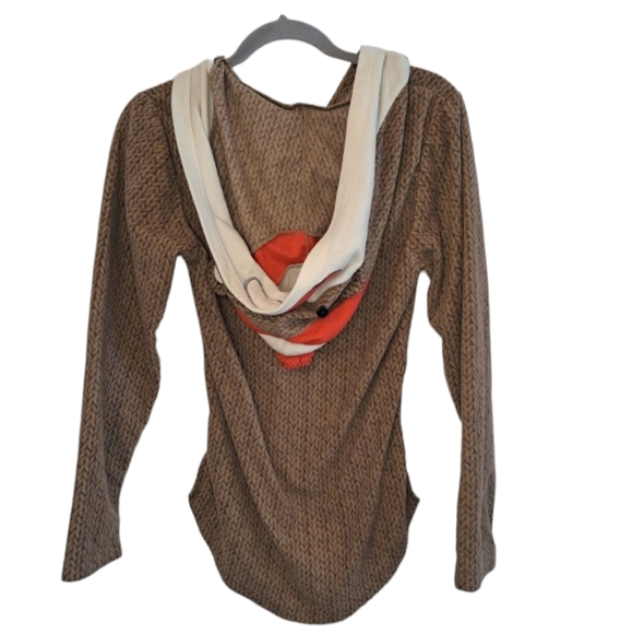 Underland Sock Monkey Novelty Hoodie Size Small - Picture 3 of 5